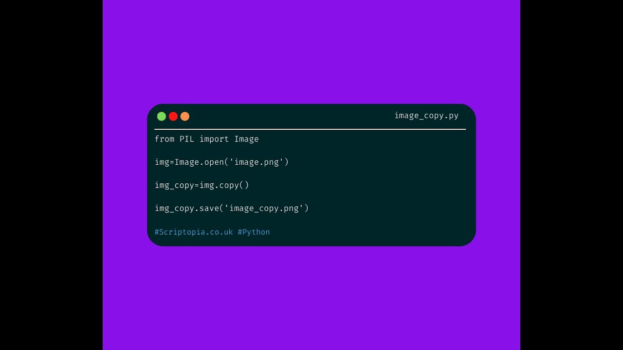 Python PIL - Copy an image