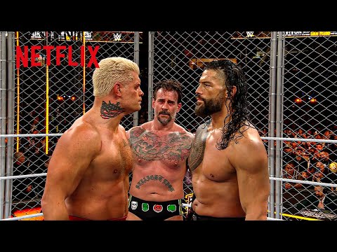 Roman Reigns and Cody Rhodes face-off after masked man interferes | WWE Survivor Series | 11/29/25