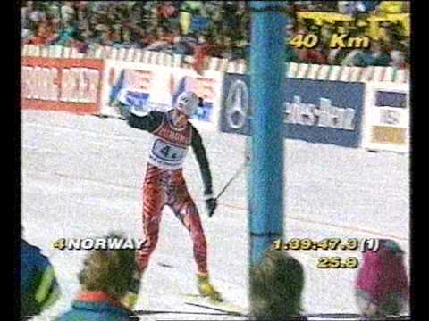 Skid-VM 1991 - Val di Fiemme - 4x10 km - (6 av 6)