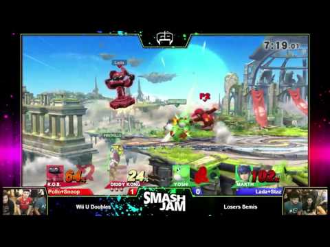 March Smash Jam - Wii U Doubles - Pwrup l Pollo & Pwrup l Snoop vs Lada & Staz LS