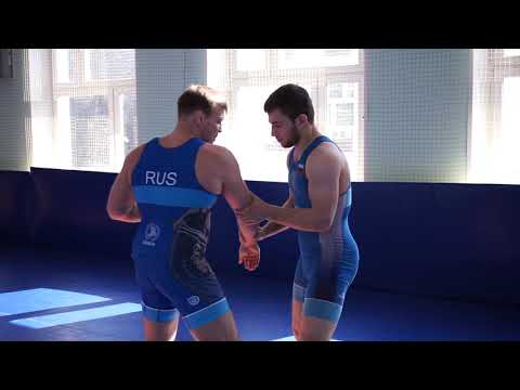 Борьба. ЗМС Алексей Глушков разбирает приемы чемпионов. Борьба в стойке - иранец Али Гераеи