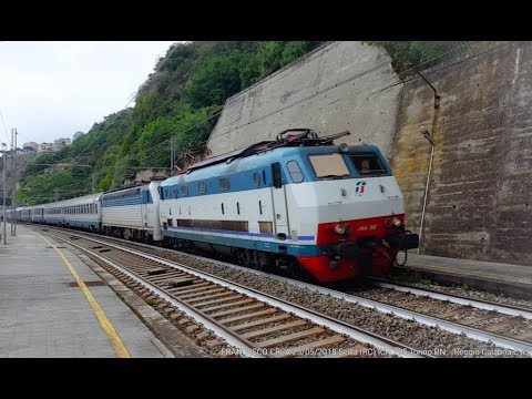 ICN 795 Torino Porta Nuova - Reggio Calabria C.le (con cazzozza a cuccette in livrea "Moon")