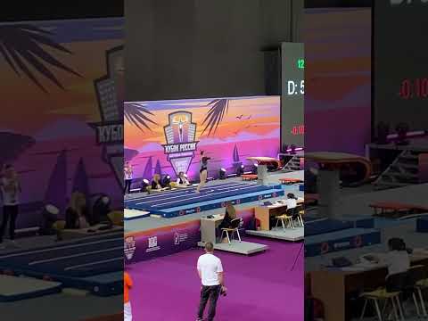 Alina Shklokova vault 2 ef Russian Cup 2023