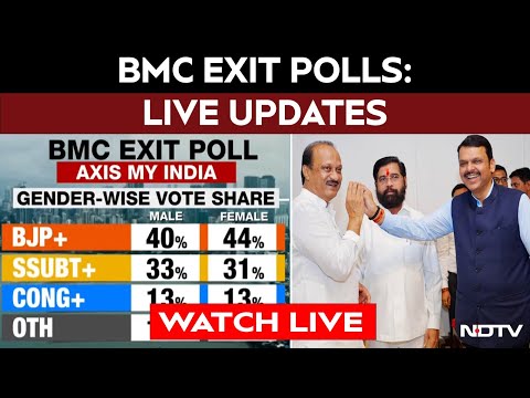 BMC Election 2026 Exit Poll Numbers LIVE | NDTV Exit Poll LIVE | Mahayuti Vs MVA | Exit Poll LIVE