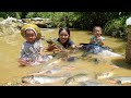 Encounter A Huge School Of Fish Catch Fish And Trap Fish To Sell Buy Clothes Milk For Children