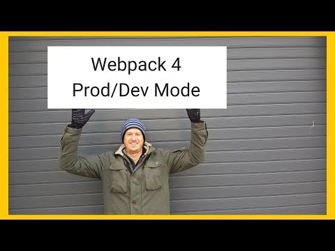 Webpack 4  - development or production builds