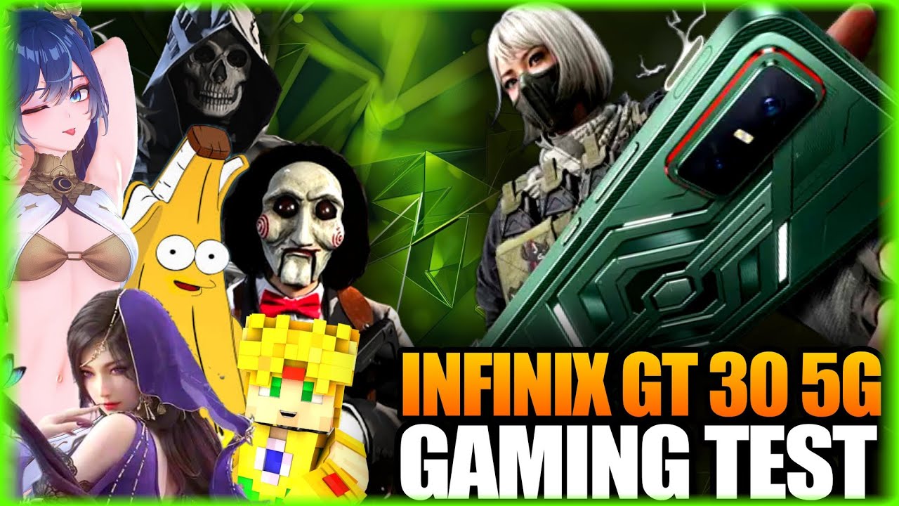 ¿EL MEJOR TELEFONO GAMER CALIDAD PRECIO? - Infinix GT 30 5G - Prueba de Juegos + Cooler y Unboxing