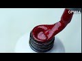 Gel polish Atica Hollywood GPM14 (red, glitter), 7.5 ml