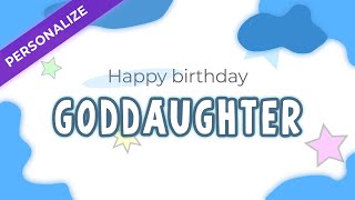 Happy Birthday Goddaughter Gif Watch Hd Mp4 Videos Download Free