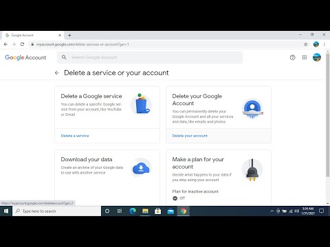 How to Deactivate Gmail Account in PC (2021)