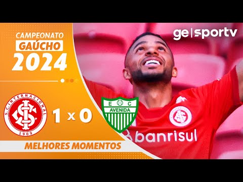 Gols e lances de Internacional x Avenida-RS