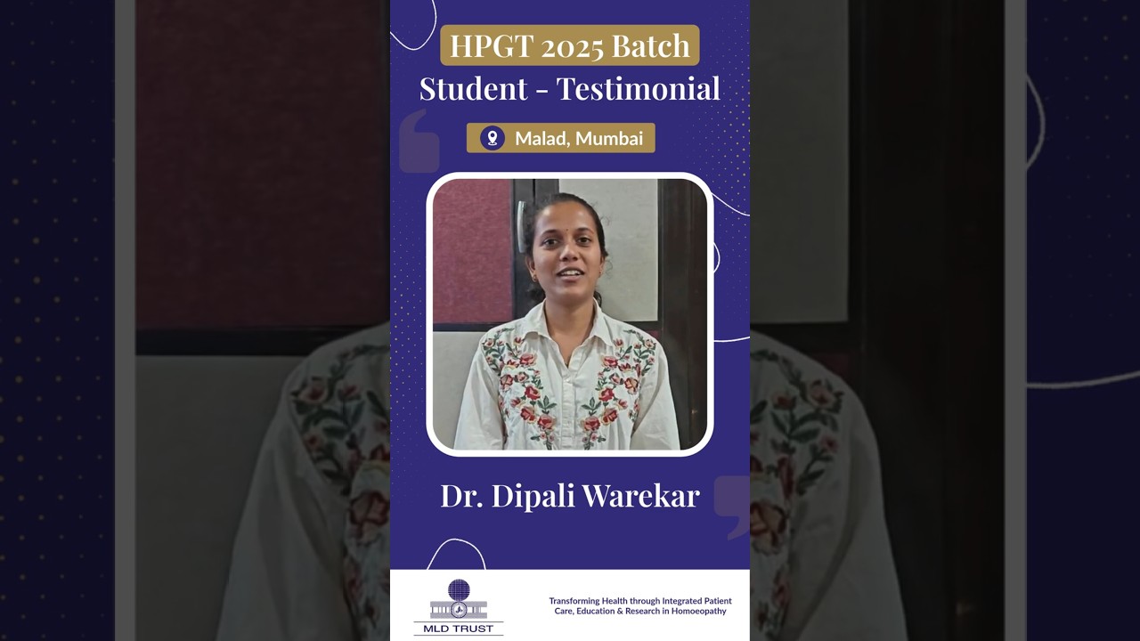 Transform Your Homoeopathy Practice | HPGT Course | MLDT Palghar | Dr. Dipali Warekar
