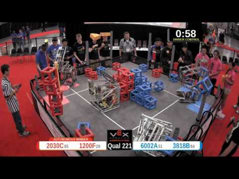 2015 VRC Sci Q221 - 2030C 1200F vs 6002A 3818B - 50 to 40 - VEX Worlds 2015 - Science Division