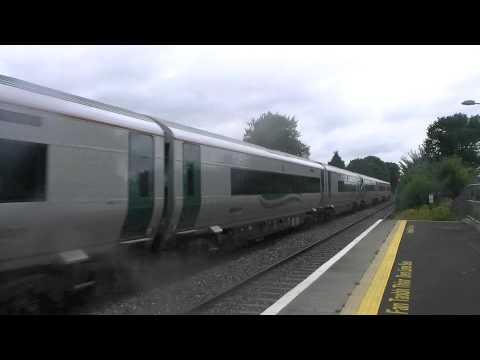 Irish Rail 22000 DMU 22061 + 22055 pass Kildare going to Dublin Heuston with horn