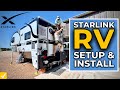 STARLINK RV Setup Install Full Time RV Internet