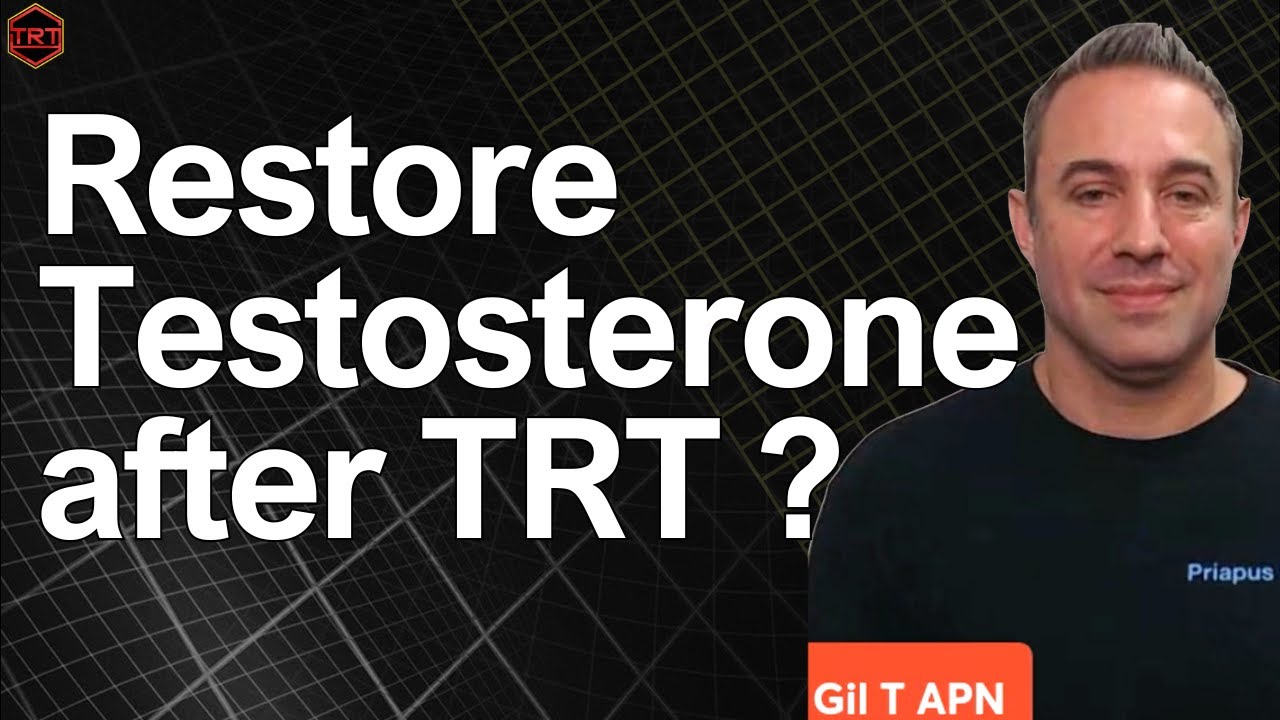 Can I Kickstart my Endocrine System if I Stop TRT? How much Time will that take? Restore T after TRT - YouTube