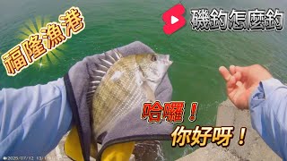 福隆漁港｜水濁有魚嗎? #磯釣怎麼釣