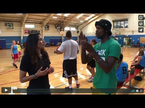 Sign1News interviews Deaf Hip Hop star at Deaf basketball camp (6.20.19)