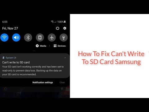How To Fix Can't Write to SD Card Samsung Phone Problem | System UI Can't Write To SD Card Android