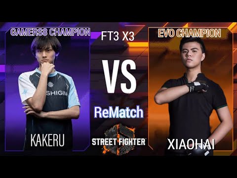 CHAMPION V'S CHAMPION KAKERU (IBUSHIGIN) 🇯🇵 V's XIAOHAI 🇨🇳 FT3 X3  REMATCH STREETFIGHTER 6 27.8.2023