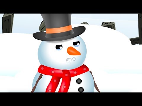 Herr Henry - Snögubben -  Sagor för barn - Tecknat på Svenska