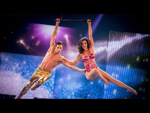 Lucy Mecklenburgh's Trapeze performance to 'Born This Way' - Tumble: Grand Final - BBC