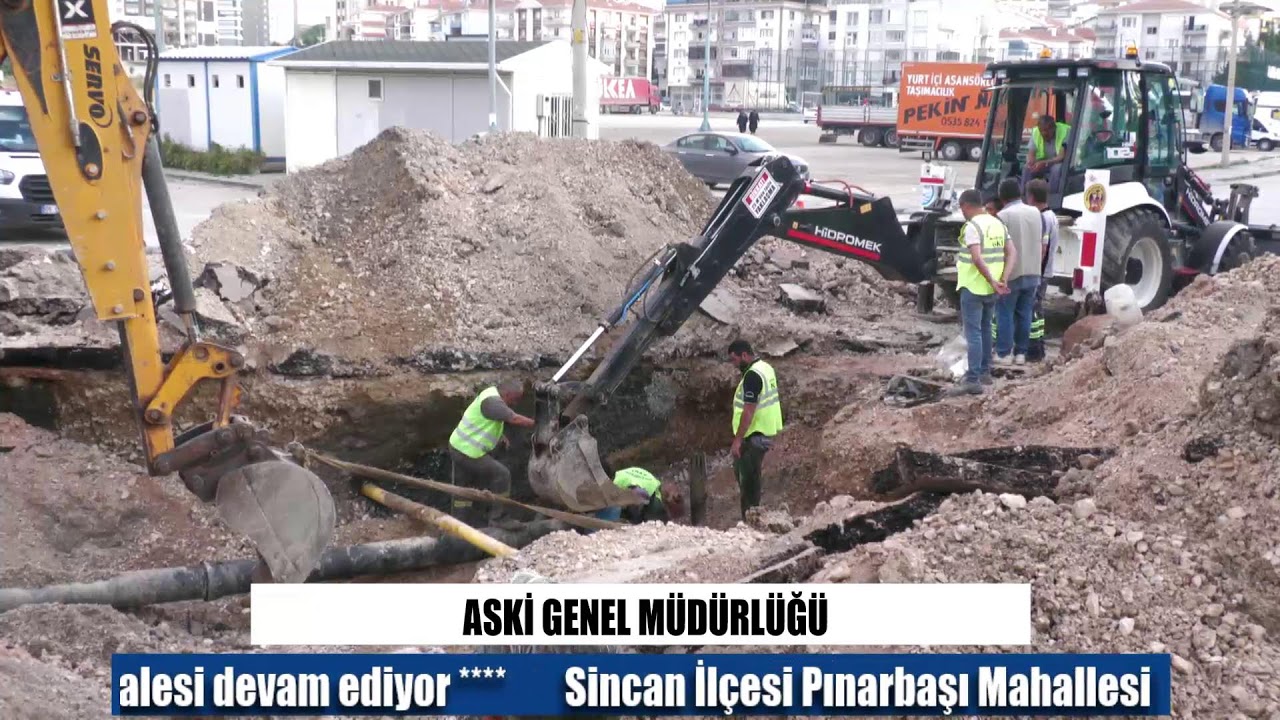 ASKİ - Pınarbaşı Mahallesi İçerisinde Meydana Gelen Arızaya Ekiplerimizin Müdahalesi Devam Ediyor