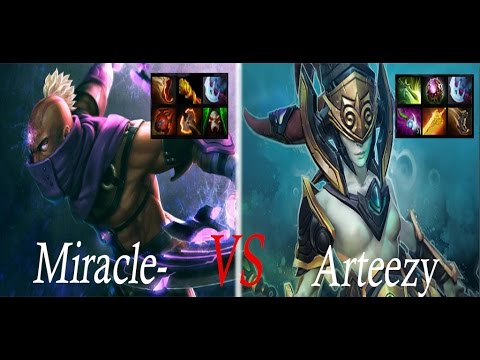 Miracle- VS Arteezy - Anti-Mage vs Naga Gameplay - Dota 2