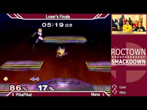 Roctown Smackdown - Melee - Losers Finals - PikaPika! vs Mana
