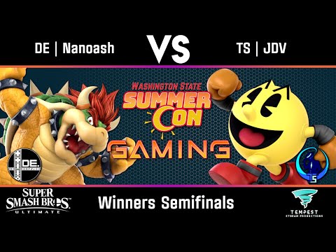 DE | Nanoash (Bowser) vs TS | JDV (Pac-Man) - Winners Semifinals - WA SummerCon 2023