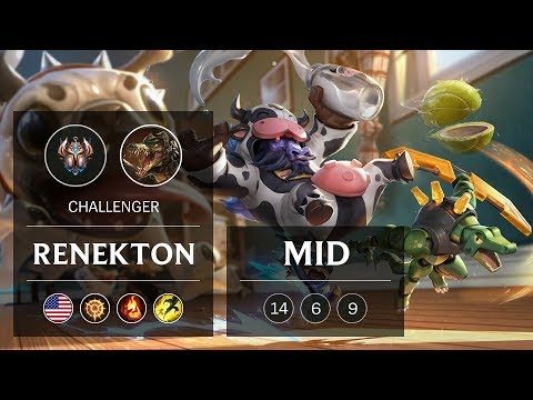 Renekton Mid vs Kassadin - NA Challenger Patch 9.1