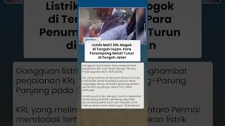 KRL Terhenti di Bintaro Akibat Petir, Penumpang Panik Keluar Gerbong karena AC dan Lampu Padam