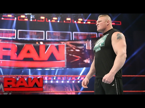 Video: Brock Lesnar Makes WrestleMania Challenge
