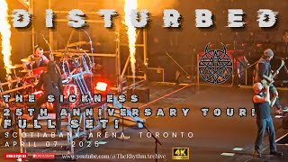 DISTURBED | Live In Concert AMAZING 4K! [FULL SET] | Scotiabank Arena | Toronto | April 07, 2025