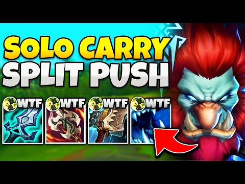 I locked in Trundle and put on a MASTER CLASS on how to Split Push Carry (IT'S SO EASY)
