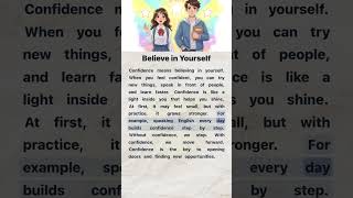 Believe in Yourself 💫 | Easy English Motivation Story #englishforbeginners #confidence