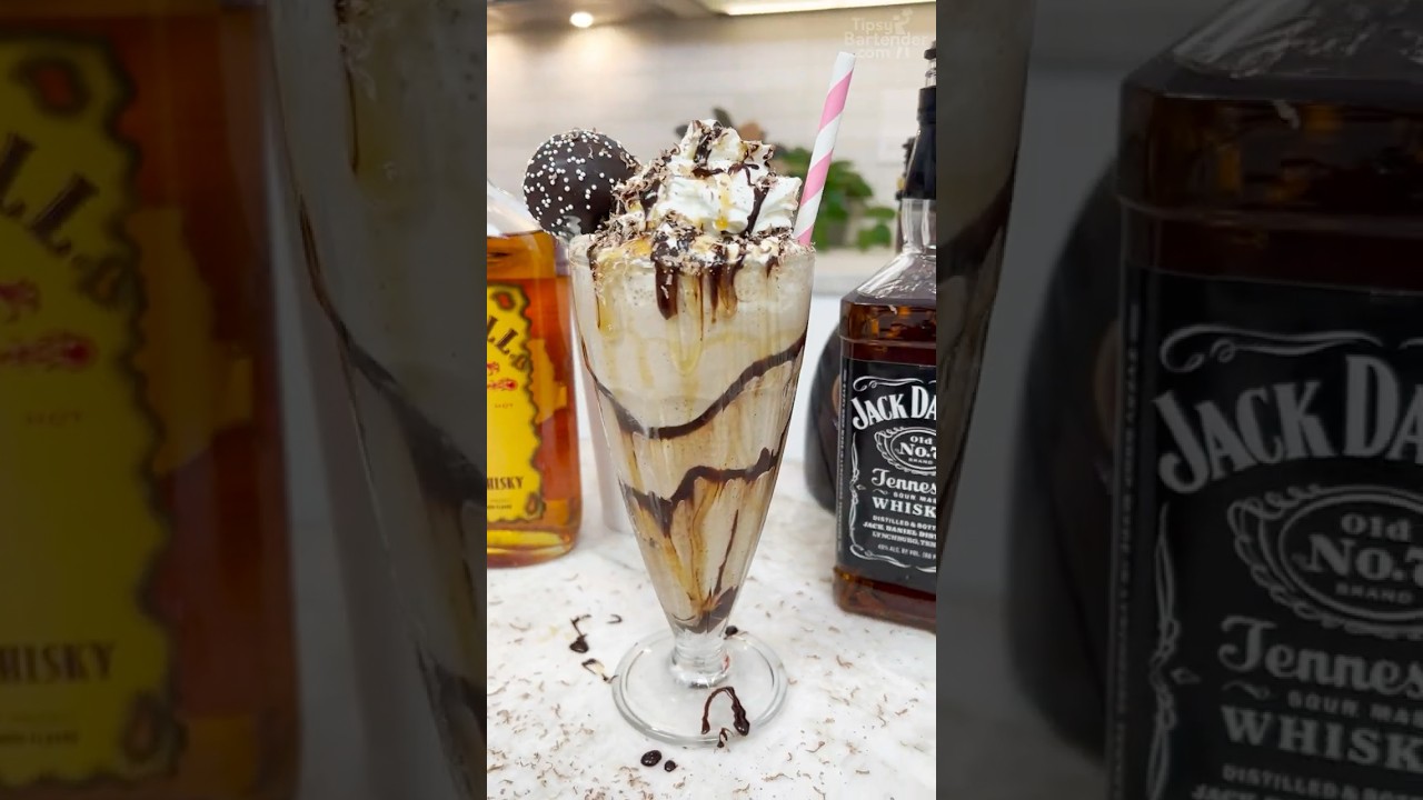 Jack Daniels Starbucks Cake Pop Milkshake  #cake  #starbucks #cocktail