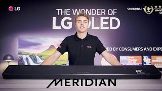LG 5.1.2 Ch Supreme Sound Bar with Meridian Audio, play video, SL10YG, thumbnail 1