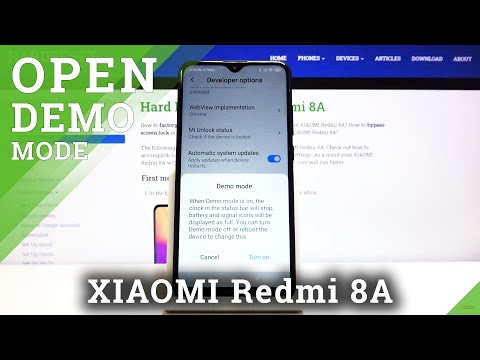 How to Enable Demo Mode Xiaomi Redmi 8A - Developer Options