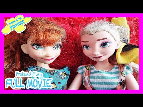 Crazy Fun with Elsa and Anna as They Play 'The Floor is Lava'