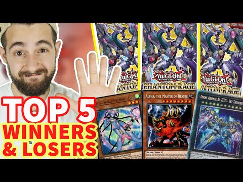 PHANTOM RAGE, 5 WINNERS & LOSERS | Yu-Gi-Oh! Investment Discussions