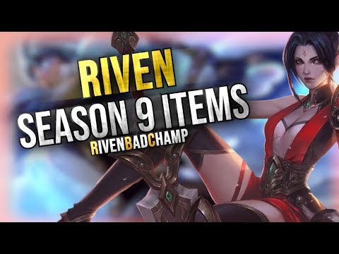 ► RIVEN'S ITEMS : The 3 most classic Riven builds in season 9 | Patch 9.20