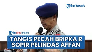 Bripka Rohmat Sopir Brimob Pelindas Ojol Affan Tak Kuasa Tahan Tangis Disanksi Demosi 7 Tahun