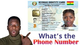 How to know the phone number of a lost Ghana Card-MTN only