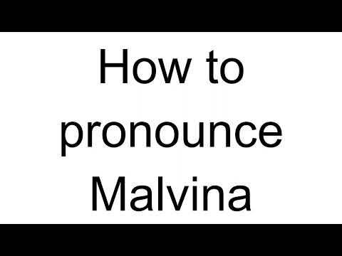How to Pronounce Malvina (Albanian)