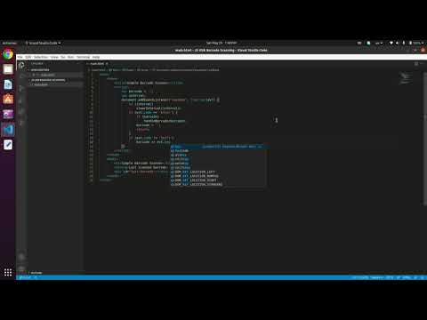 Javascript Usb Barcode Scanning
