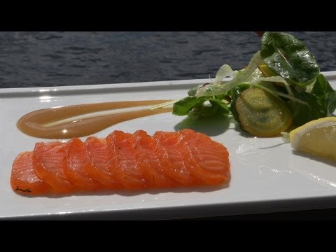 Gravlax with Chef Marten Karlsson of Sweden's Fjäderholmarna Krog