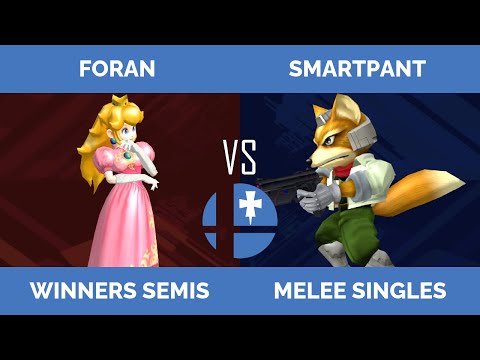 RogaSmash 240: SSBM Winners Semis — Foran (Peach) vs Smartpant (Fox)