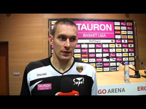 Trefl Sopot - Asseco Prokom Gdynia (Śnieg, Dylewicz) 17.04.2013