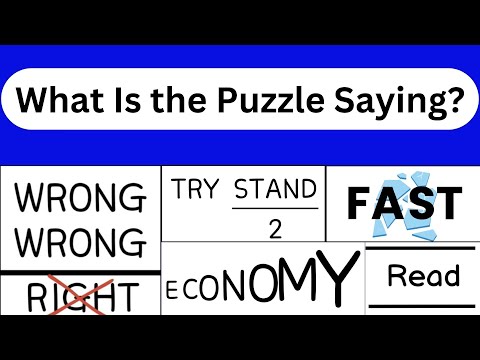 What Is the Puzzle Saying? Solve These Fun Brain Teasers | Puzzle Challenge #1